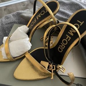 Tom ford Gold heels